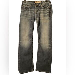 Madison low rise boot cut jeans. Size 27”x31.5”